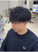 ツイストスパイラル/メンズカット/眉毛パーマ