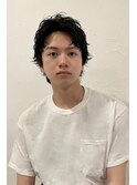 メンズパーマ　ウルフ　くせ毛カット　代官山　中目黒　渋谷