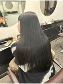 艶髪ストレート/黒髪ロング/システムトリートメント/横浜元町