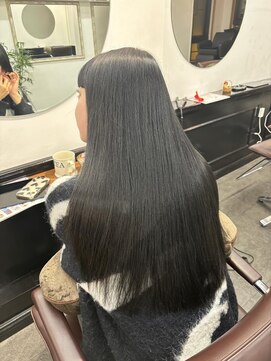 アオ(AO。) 艶髪ストレート/黒髪ロング/システムトリートメント/横浜元町