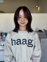 アワイ(awai)&nbsp;長め前髪ミディアムボブ