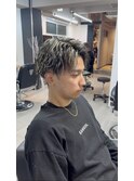 海志/ツイスパ/メッシュ/ツイスト/フェード/ホワイトメッシュ