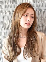 アース 越谷店(HAIR&MAKE EARTH) ナチュラルロング×マロンカラー