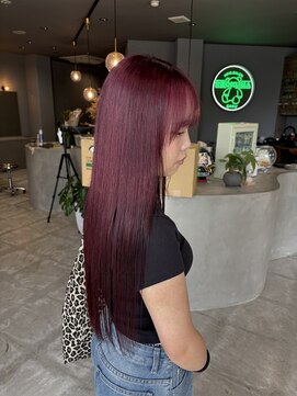 レオクマサク(REOKUMA saku) ワインレッド