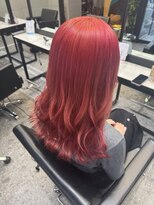 パヌポン(PANUPON)&nbsp;ハイライトピンクケアブリーチダブルカラーバレイヤージュ