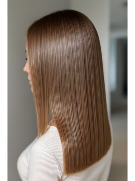 ネオ縮毛矯正+イルミナカラー+カット