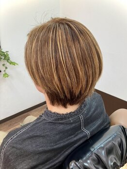 ノヤマ(NOYAMA)の写真/【舞松原/千早/香椎】“染めるたびにキレイになれる”私らしい色。 #白髪ぼかし #ハイライト #白髪染め