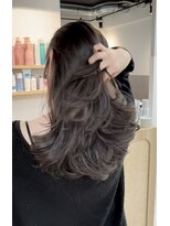 Cara FUKUOKA 薬院駅前【3月中旬NEW OPEN（予定）】&nbsp;ショコラグレージュ&レイヤーカット《福岡暗髪カラー》