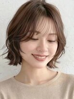 カバーヘア ブリス 川口(COVER HAIR bliss)&nbsp;似合わせカット伸ばしかけくびれヘア抜け感ボブA7川口20代30代
