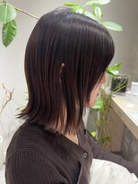 マル 薬院浄水店(MAR.co) 髪質改善切りっぱなしボブ