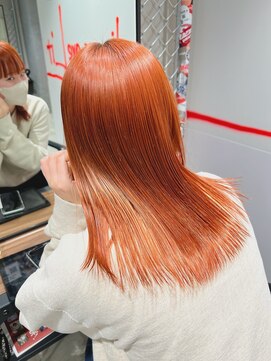 クリアーオブヘアー 栄南店(CLEAR of hair) オレンジカラー