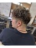 【第一印象、3倍アップ！】メンズカット+パーマ＋襟眉ケア