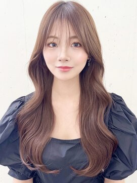 ビーチ(BEACH) モテ髪ワンカール小顔ヘアヨシンモリ髪質改善ロングレイヤー暗髪