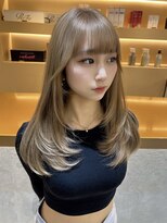 ディーバ 横浜(D.I.E.V.A)&nbsp;20代30代髪質改善プラチナブロンド韓国レイヤーカット