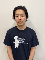 パーク(PARK) メンズニュアンスパーマオールバック