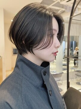 ローマー(ROAMER omotesando) ハンサムショートボブパーマ髪質改善ヘアセット