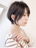 夏カラー×ナチュラルショート/大人可愛い小顔美髪ヘア