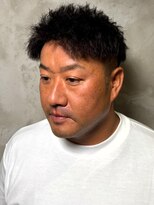 ディスイズバーバーサード(THIS IS BARBER 3rd)&nbsp;ツイストスパイキー フェード メンズショート 刈り上げ メンズ