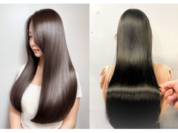 VIM hair 西原店【ヴィム ヘアー】【10月中旬 OPEN(予定)】の写真/【★感動の指通り★】もう広がる・うねるで悩まない。朝の準備を5分にする、至高の艶髪ストレート。