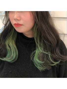 ノアエクレ 銀座(noah ecle) *インナーカラーグリーン*