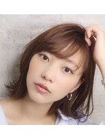 ブリス(VLISS) 大人シースルーロブ_耳かけフォギーベージュ