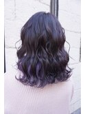 インナー/インナーカラー×ラベンダーカラー◎ブルーグレージュ