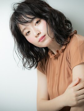 カバーヘア ブリス 北浦和(COVER HAIR bliss) 黒髪くせ毛風大人ボブパーマくびれヘア202u北浦和20代30代40代