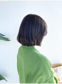 【ash beige】大人可愛い髪質改善カラー内巻き小顔ボブ
