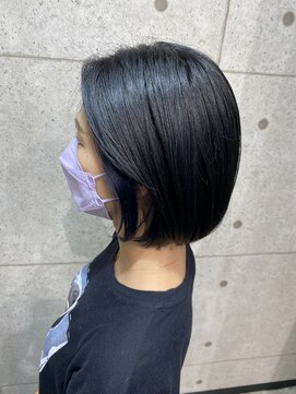 ヘアサロン ドットプラス 町田店(dot. plus) インナーカラー×ネイビーブルー