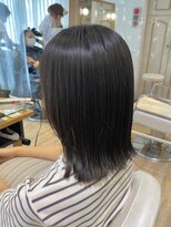 ネオリーブ チロル 横浜西口店(Neolive CiroL.)&nbsp;ぷつっとボブ 切りっぱなしボブ 美髪縮毛矯正 横浜