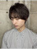 無造作束感マッシュ