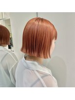 アデプト 金町店(adept) 【adept金町店　石崎Style】ミニボブ×ビタミンオレンジ
