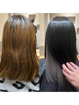 ビスコヘアー(BISCO hair) 髪質改善トリートメント＋デザインカラー