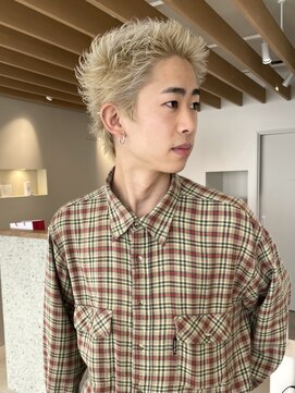 トーチ(torch) ブロンドスパイキーショート