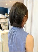 福山市美容室Caary人気 トレンド春ヘア耳かけインナーカラー