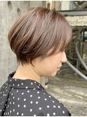 大人　束感ショートスタイル　用賀