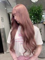 ロウル 渋谷(LOWRL)&nbsp;ピンクミルクティー/ケアブリーチ/ダブルカラー