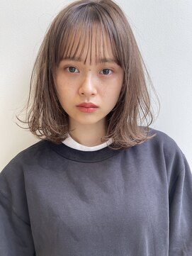 ラノ(LANO) 20代30代40代50代小顔ミディアム外ハネボブアッシュ