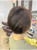 大人ナチュラルくびれショート#京成津田沼#奏の杜#ひし形#くせ毛