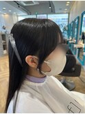結んでも下ろしても可愛い顔まわり