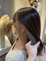 アンド ラ ブランシュ(&.La Blanche)&nbsp;レッドブラウン/ハッシュカット/フルバング/似合わせカット