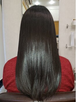 【髪質改善トリートメント/縮毛矯正】でサラサラの艶髪に！髪や頭皮・環境にも優しいビーワン水を使用◎