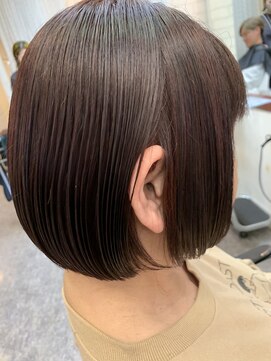 ロマンヤカタ ファース(ROMAN YAKATA fars) 髪質改善 イルミナカラー 艶髪ボブ@田代4/13