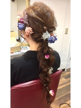 ヘアスタジオ マテリアル 中央駅店(hair studio Material) #プルエクステ#髪質改善#カラー#ヘアセット
