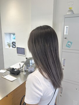 シュガール(Sugarlu) バレイヤージュ　アッシュグレー