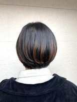 ヘアーロッジ(HAIR ROJJ)&nbsp;毛先カラーのショートスタイル