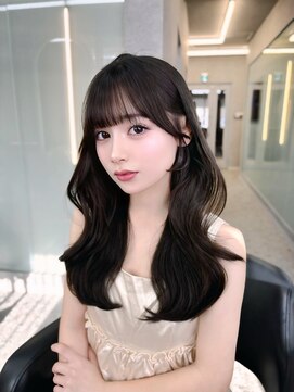 ボタン ハカタ(VOTAN hakata) 博多/福岡/韓国ヘア/前髪顔周りカット/ぱっつん前髪/暗めカラー