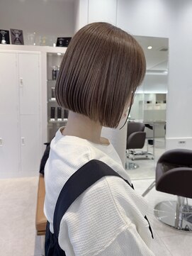 シュク 高円寺(SYUK) 加藤【高円寺】ボブ/切りっぱなしボブ/アッシュベージュ