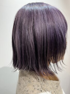 ルータス(loutus) 外ハネボブ×高発色ラベンダーカラー