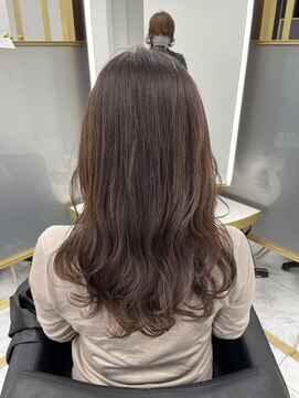 ジュイル シブヤ(JEWIL SHIBUYA) ニュアンスパーマ/くすみベージュ/ブリーチなしカラー